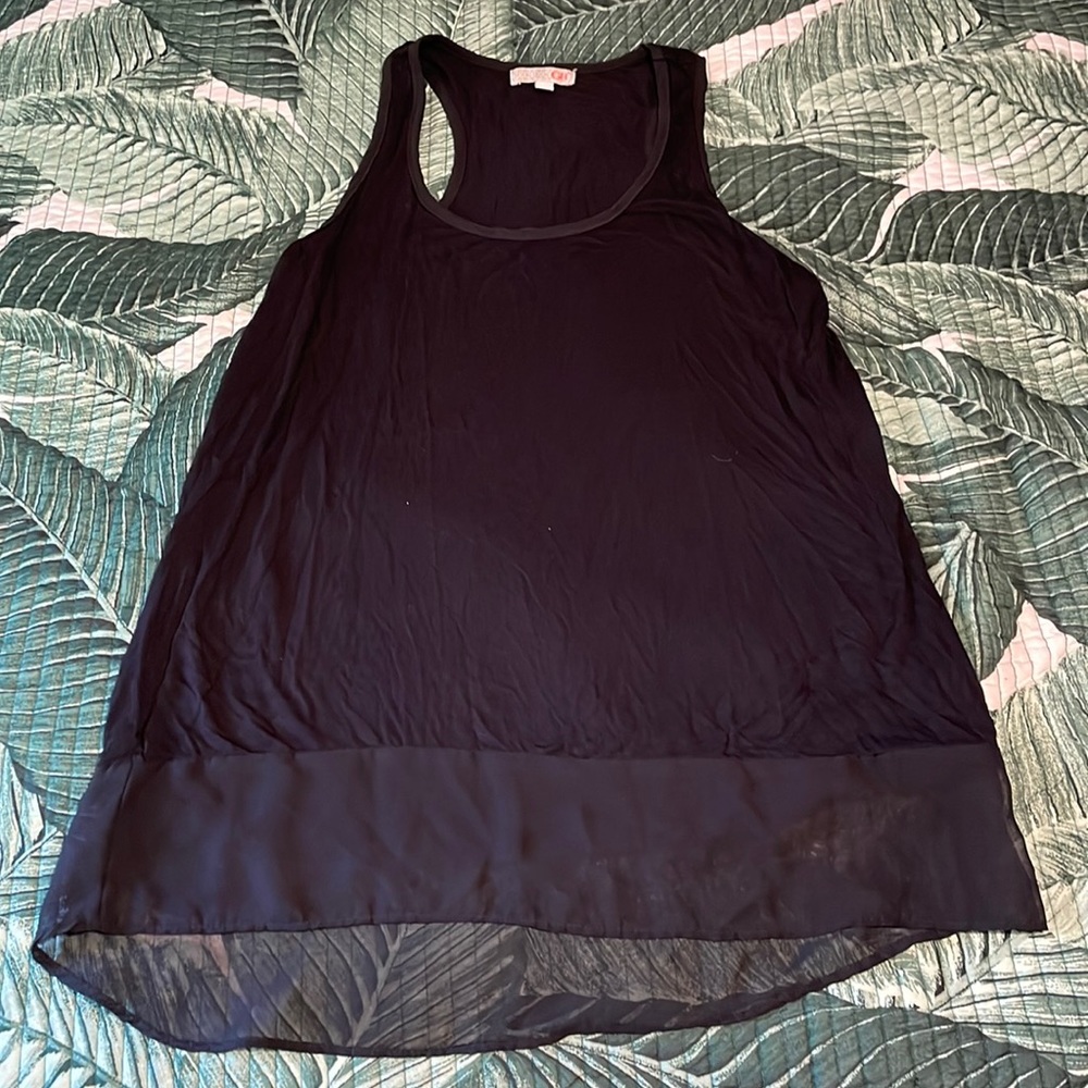 Gianni Bini Black Tank Top
